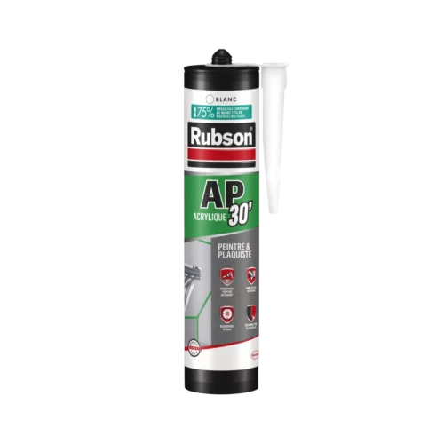 Eurocolor Peintures Lille Peintures Professionels RUBSON Mastic AP30 Blanc Cart 300ml